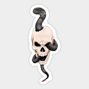 Snake & skull Sticker